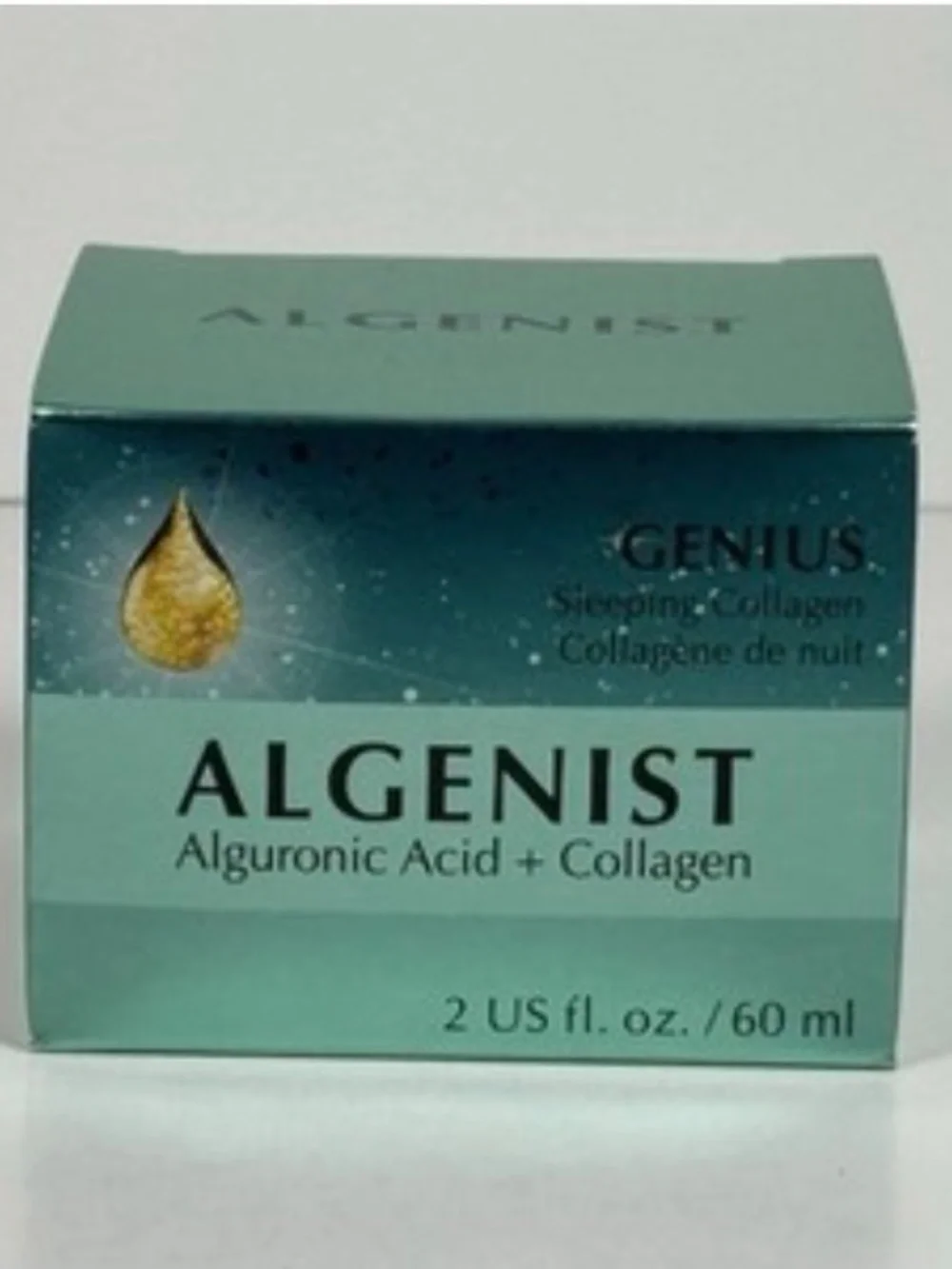 New Algenist Moisturizer Genius Sleeping Collagen Nourishing Ceramides 2 Fl oz